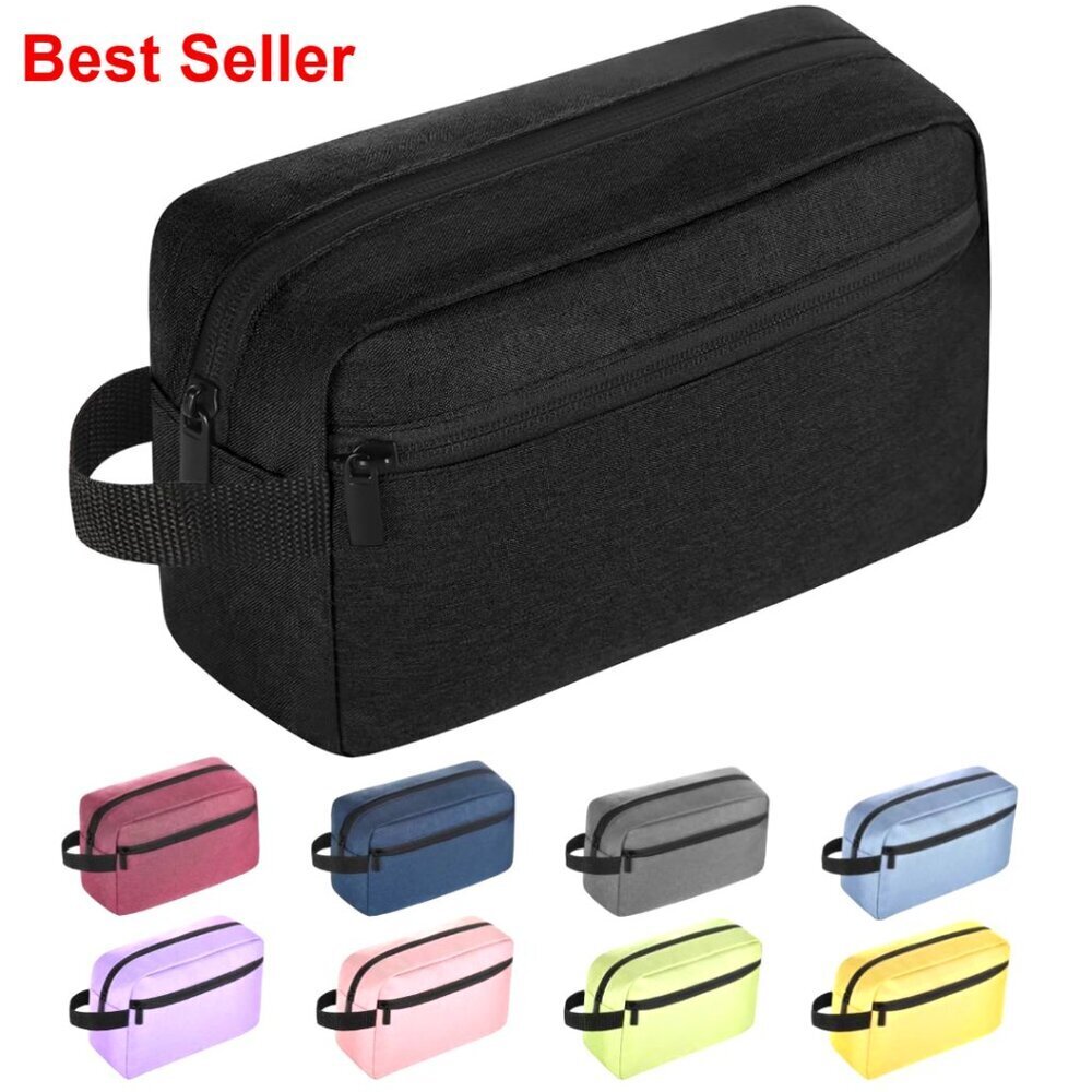Hanging Travel Toiletry Bag, Waterproof Oxford Fabric, Large Capacity, Unisex